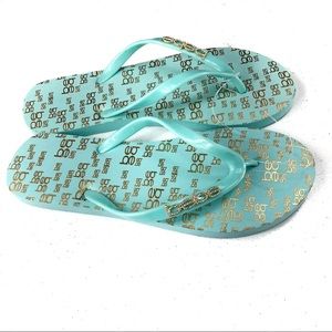 New light green slippers Evalee size 9 (#30)